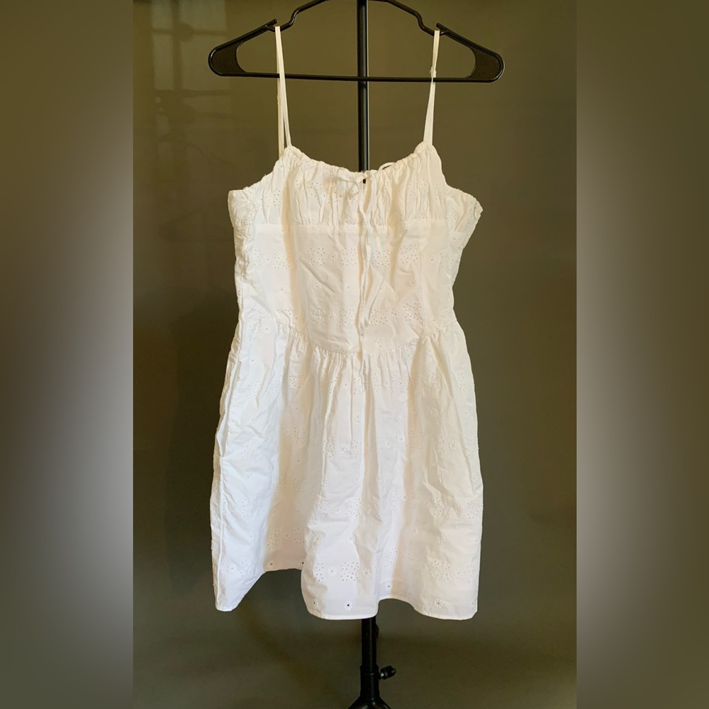 ZARA White Eyelet Sundress